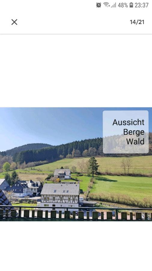 4 Erw. 1 Ki. Ski Entspannung Terasse Ausblick Schmallenberg Eksteriør bilde